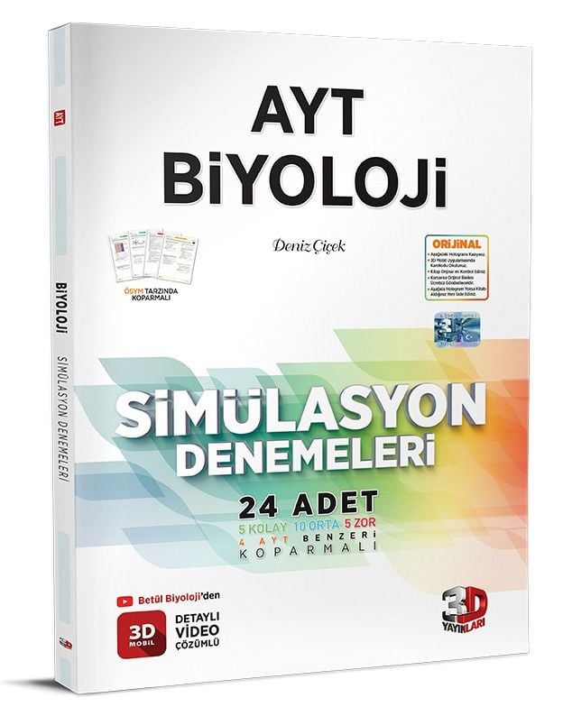 3D AYT Biyoloji Simülasyon Denemeleri