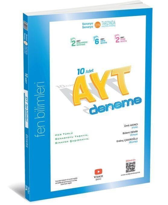 ÜÇ DÖRT BEŞ AYT FEN 10 LU DENEME