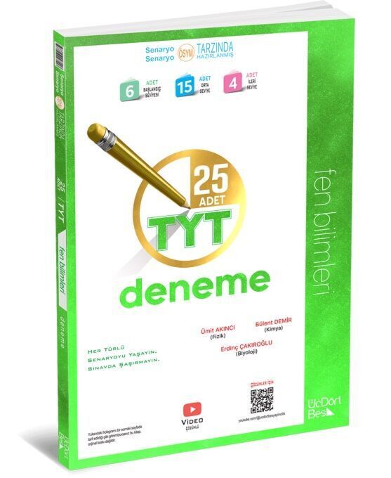 ÜÇ DÖRT BEŞ TYT 30 LU BİYOLOJİ DENEME