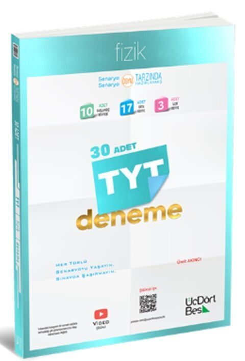 ÜÇ DÖRT BEŞ TYT 30 LU FİZİK DENEME