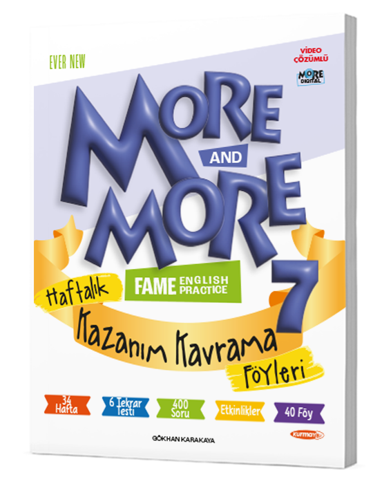 7.SINIF MORE & MORE HAFTALIK KAZANIM KAVRAMA FÖYLERİ (40 FÖY)
