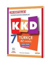 7 TÜRKÇE HAFTALIK KAZANIM KAVRAMA DENEMELERİ (42 FÖY)