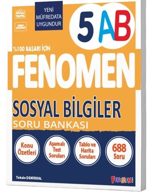 FENOMEN 5 SOSYAL BİLGİLER SORU BANKASI (A-B)