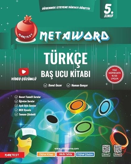 Nartest 5. Sınıf Metaword Türkçe 2024 Yeni