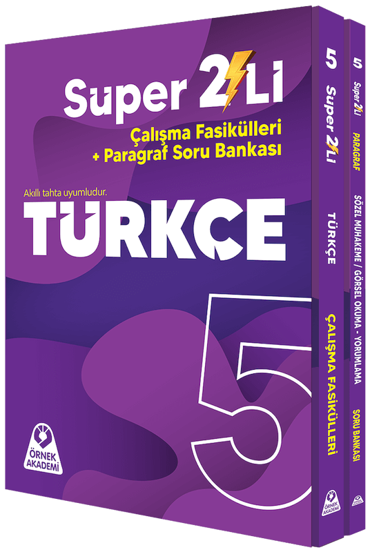 ÖRNEK AKADEMİ 5. SINIF SÜPER İKİLİ TÜRKÇE SETİ