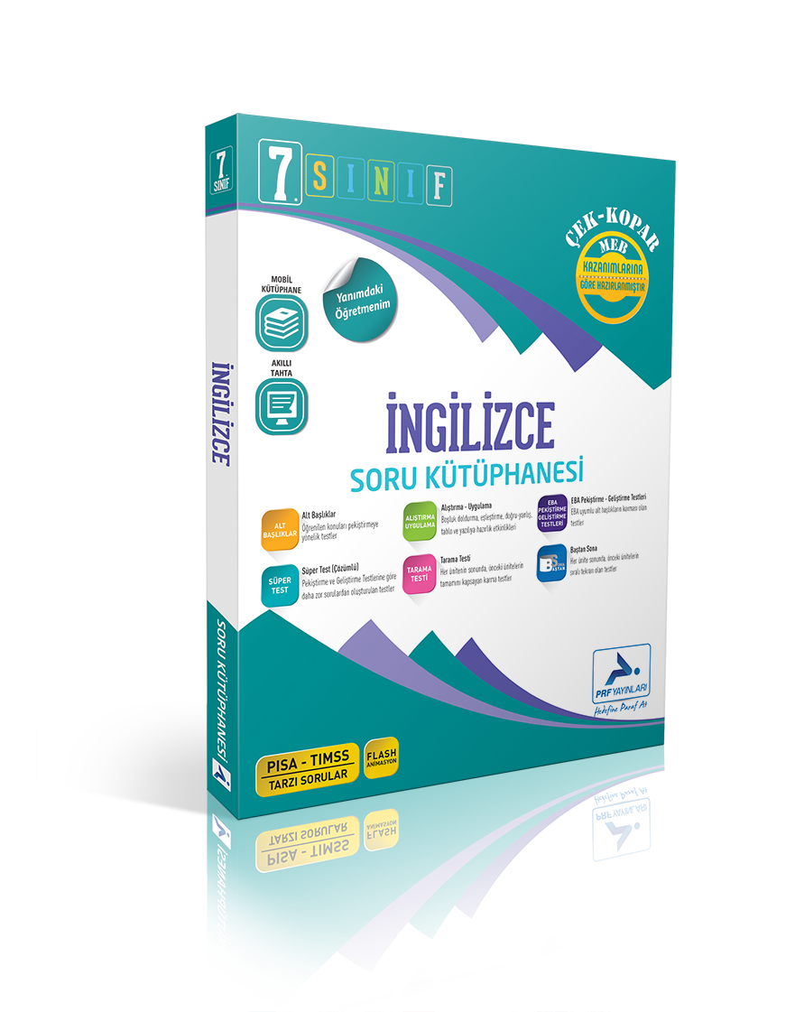 PARAF 7. SINIF İNGİLİZCE SORU KÜTÜPHANESİ
