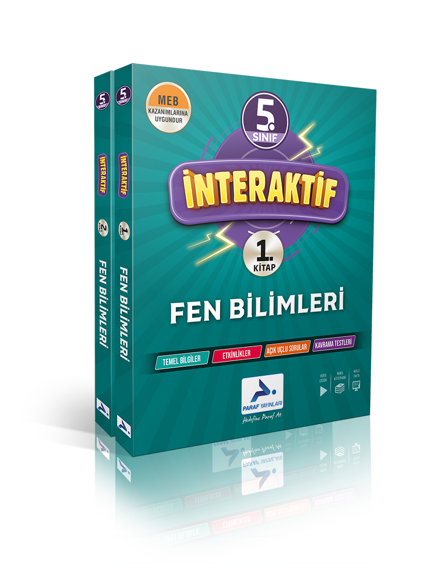 PARAF 5.SINIF İNTERAKTİF FEN BİLİMLERİ SORU BANKASI