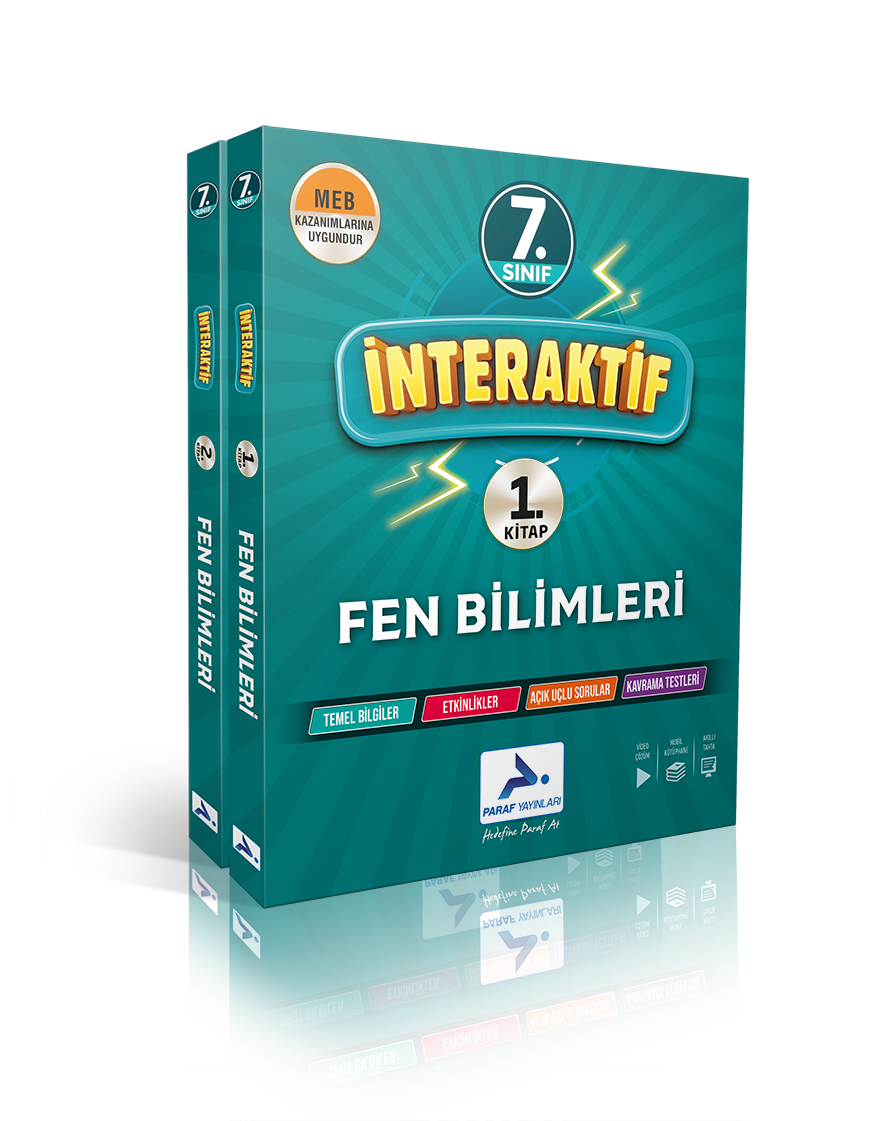 PARAF 7.SINIF İNTERAKTİF FEN BİLİMLERİ SORU BANKAS