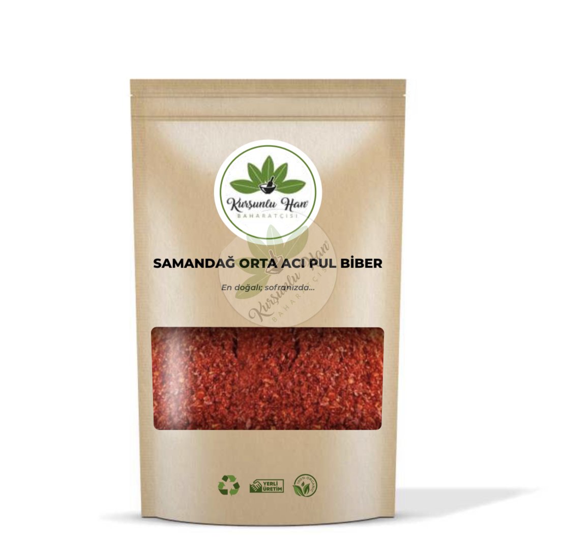 Samandağ Orta Acı Pul Biberi 400 GR