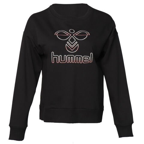 Hummel HORTENSIA Kadın Bisiklet Yaka Sweatshirt-Siyah 921689-2001