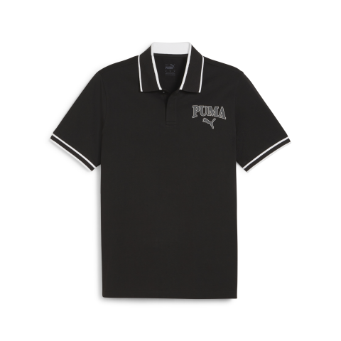 Puma  Polo Squad Erkek Tişört-Siyah-67948201
