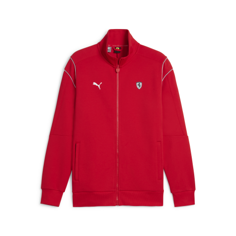 Puma Ferrari Erkek Sweatshirt 62382902-Kırmızı