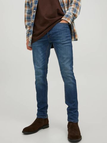 Jack Jones Erkek Kot Pantolon Blue Denim-12224987