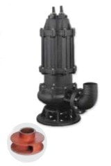 200 WQ 250-22-30 Parçalıyıcılı Atık Su Pompası 40 HP Trifaze