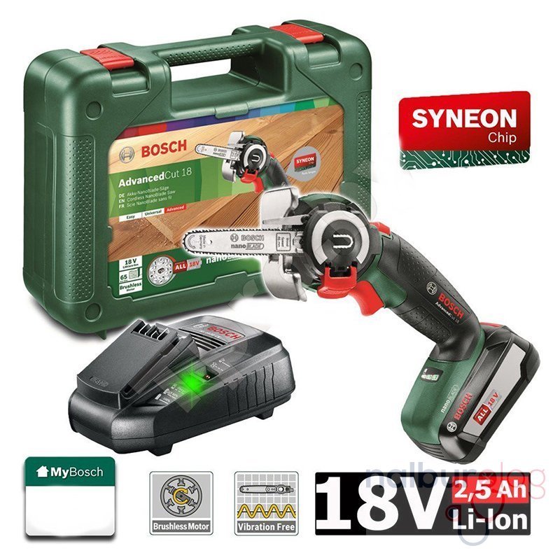 Bosch AdvancedCut 18 Akülü Nano Blade Testere 18 Volt 2.5 Ah