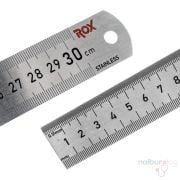 Rox 0199 Çift Taraflı Çelik Cetvel 300 mm