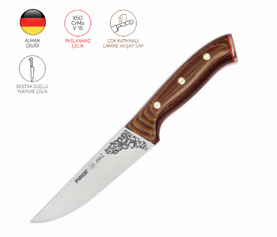 PİRGE 32102 Elite Kasap Bıçağı No.2 16,5 cm