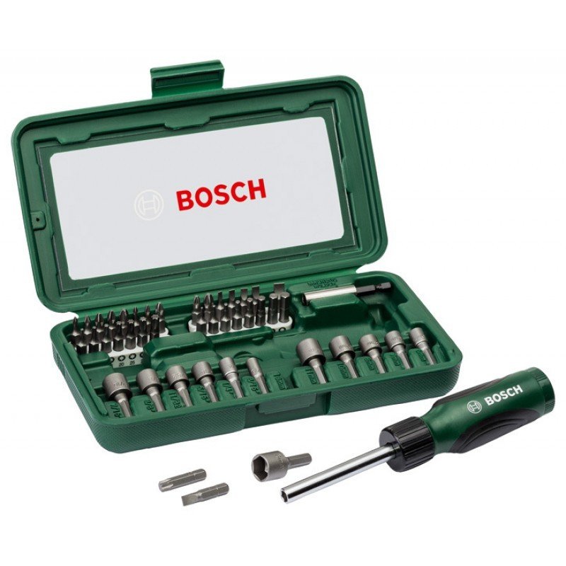 BOSCH 46 Parça Tornavida ve Vidalama Seti 2607019504