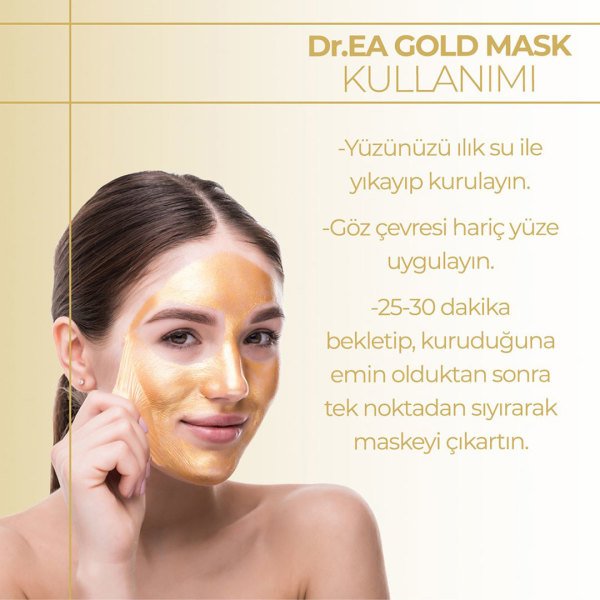 Dr.EA Soyulabilir Altın Maske - Yaşlanma Karşıtı