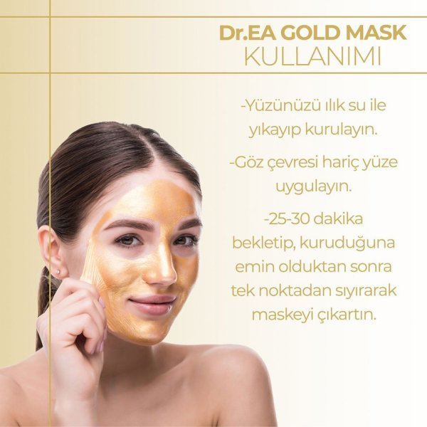 Dr. EA Soyulabilir Siyah Maske ve Soyulabilir Altın Maske 2'li Özel Set 75 ml