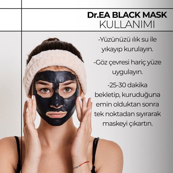 Dr. EA Soyulabilir Siyah Maske ve Soyulabilir Altın Maske 2'li Özel Set 75 ml