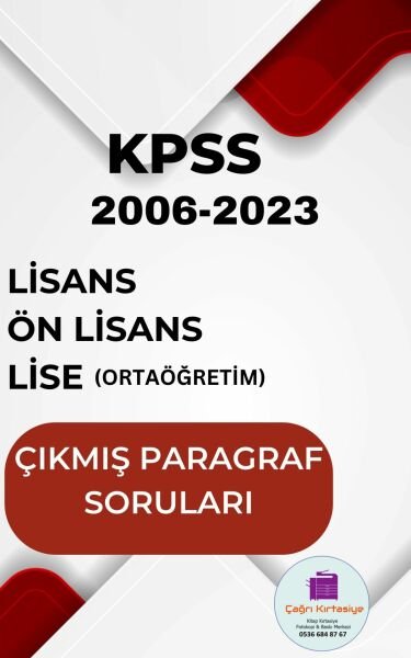 KPSS 2006-2023 Çıkmış Paragraf Soruları