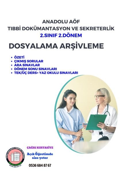 Anadolu Aöf Tds Dosylama Arşivleme