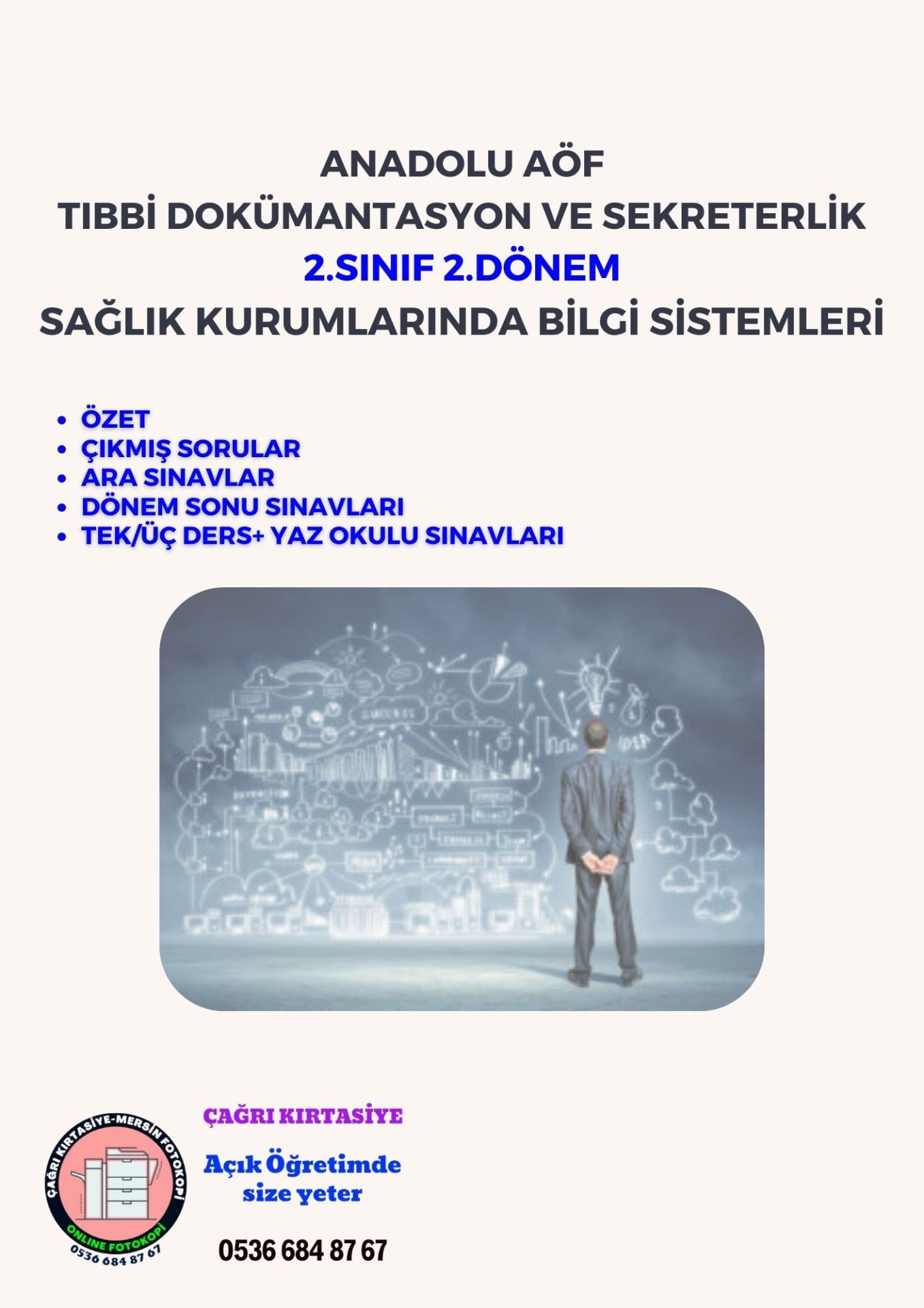 Anadolu Aöf Tds 2.Sınıf Sağlık Kurumlarında Bilgi Sistemleri