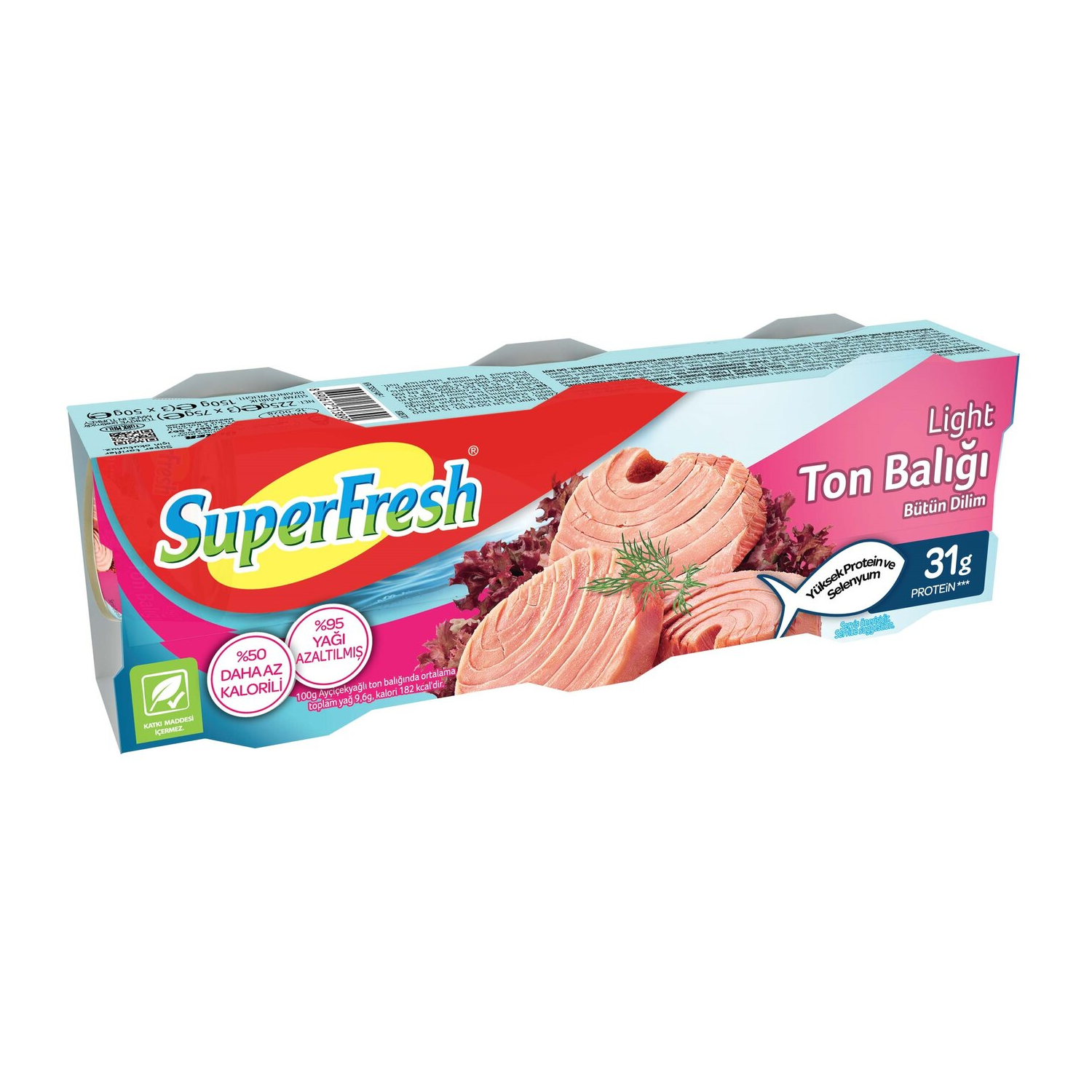 Süperfresh Ton Balığı Light 3x75 GR