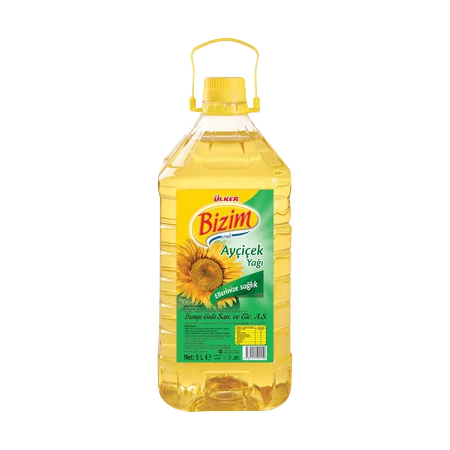 Bizim Ayçiçek Yağı 5 LT Dar Ağız