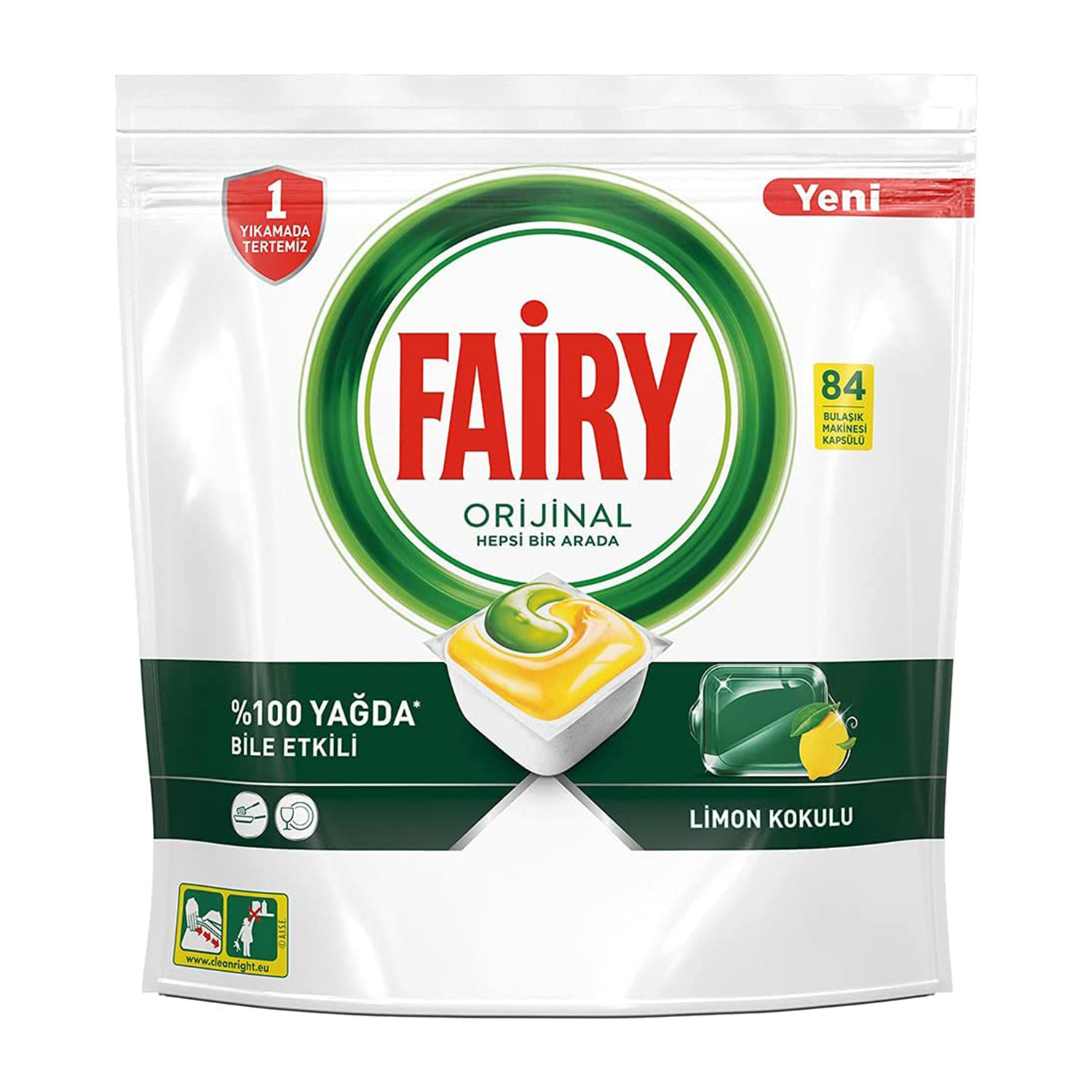 Fairy Bulaşık Kapsül H1a 84 Lü