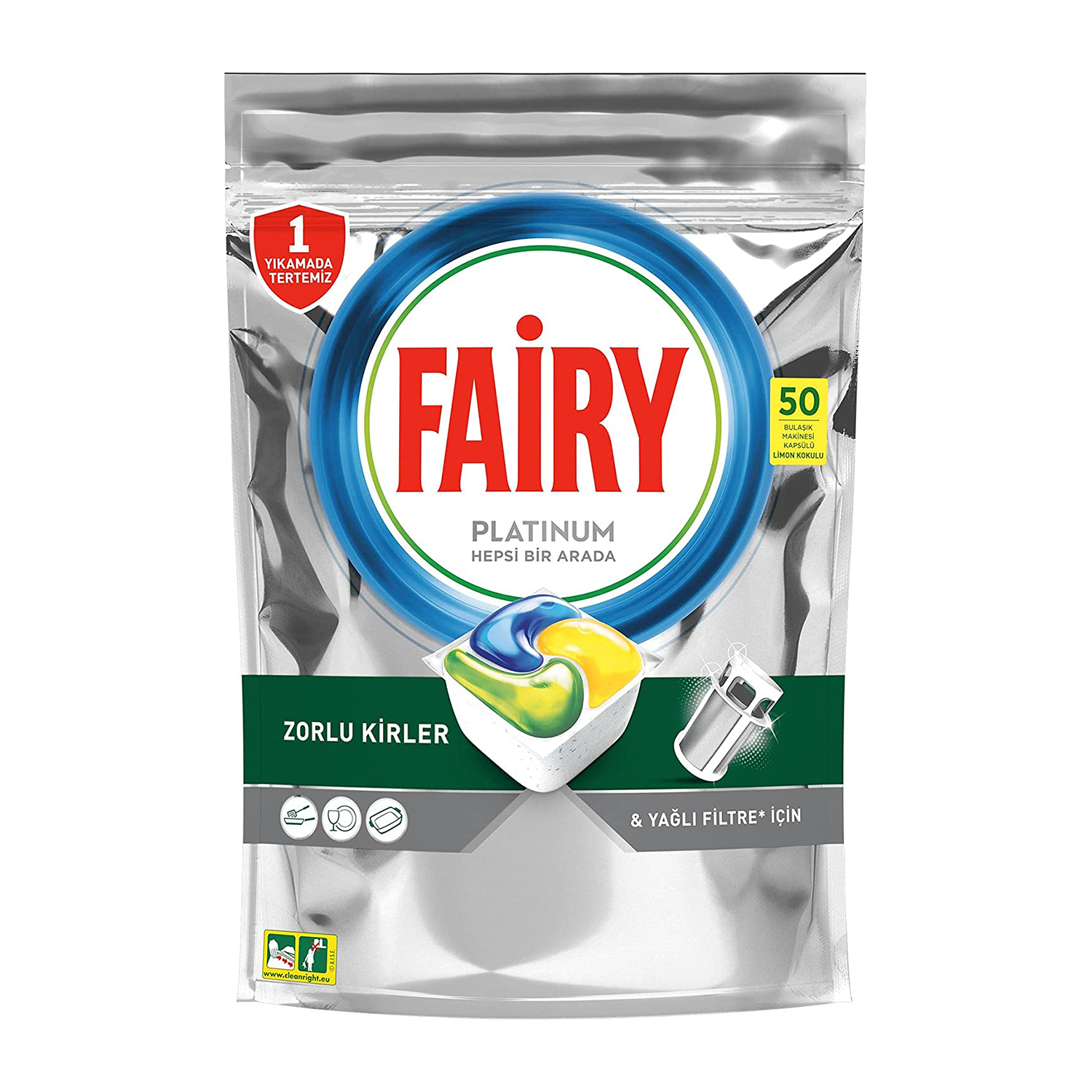 Fairy Bulaşık Kapsül Platınum 50 Li