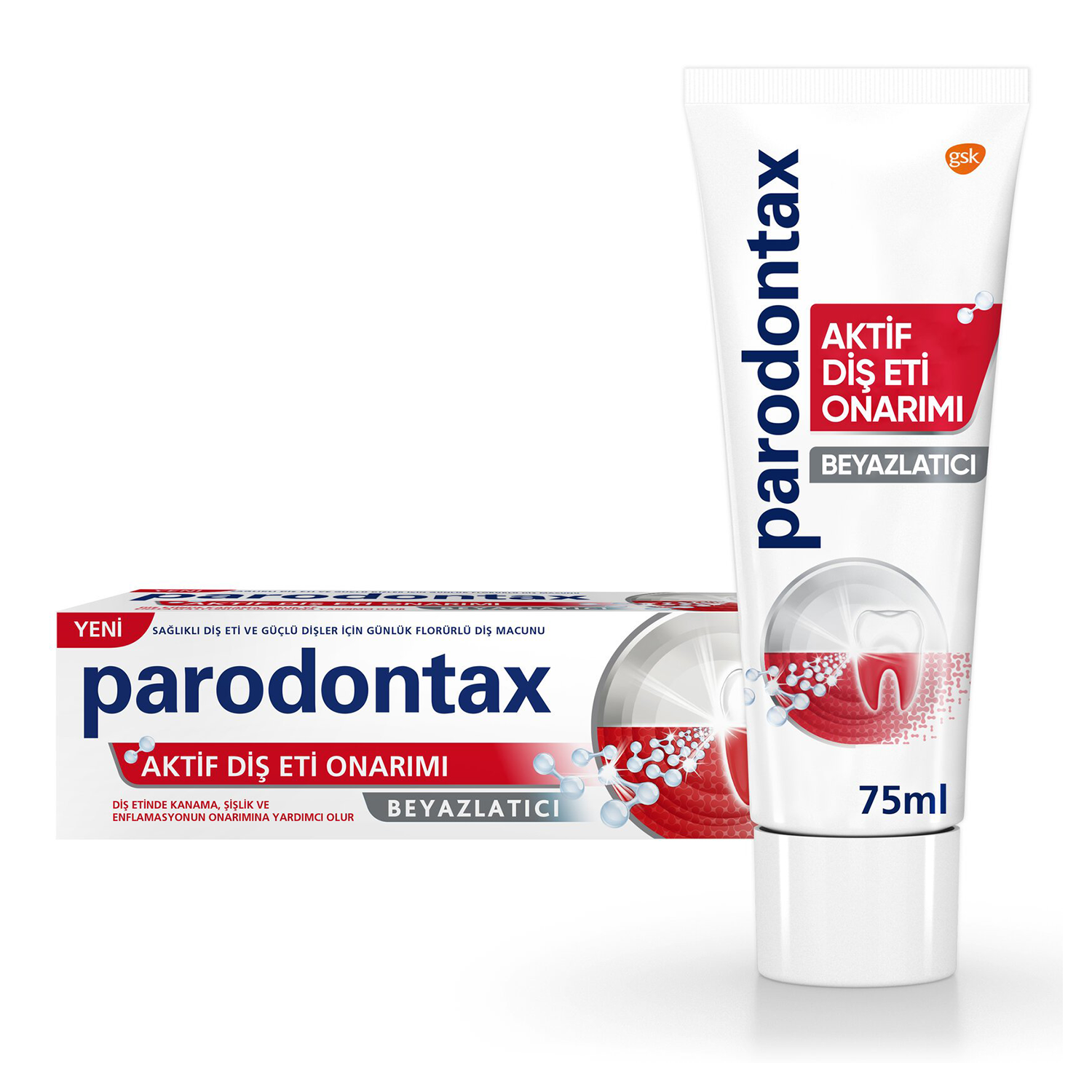 Parodontax Aktif Diş Eti Onarım 75 ML