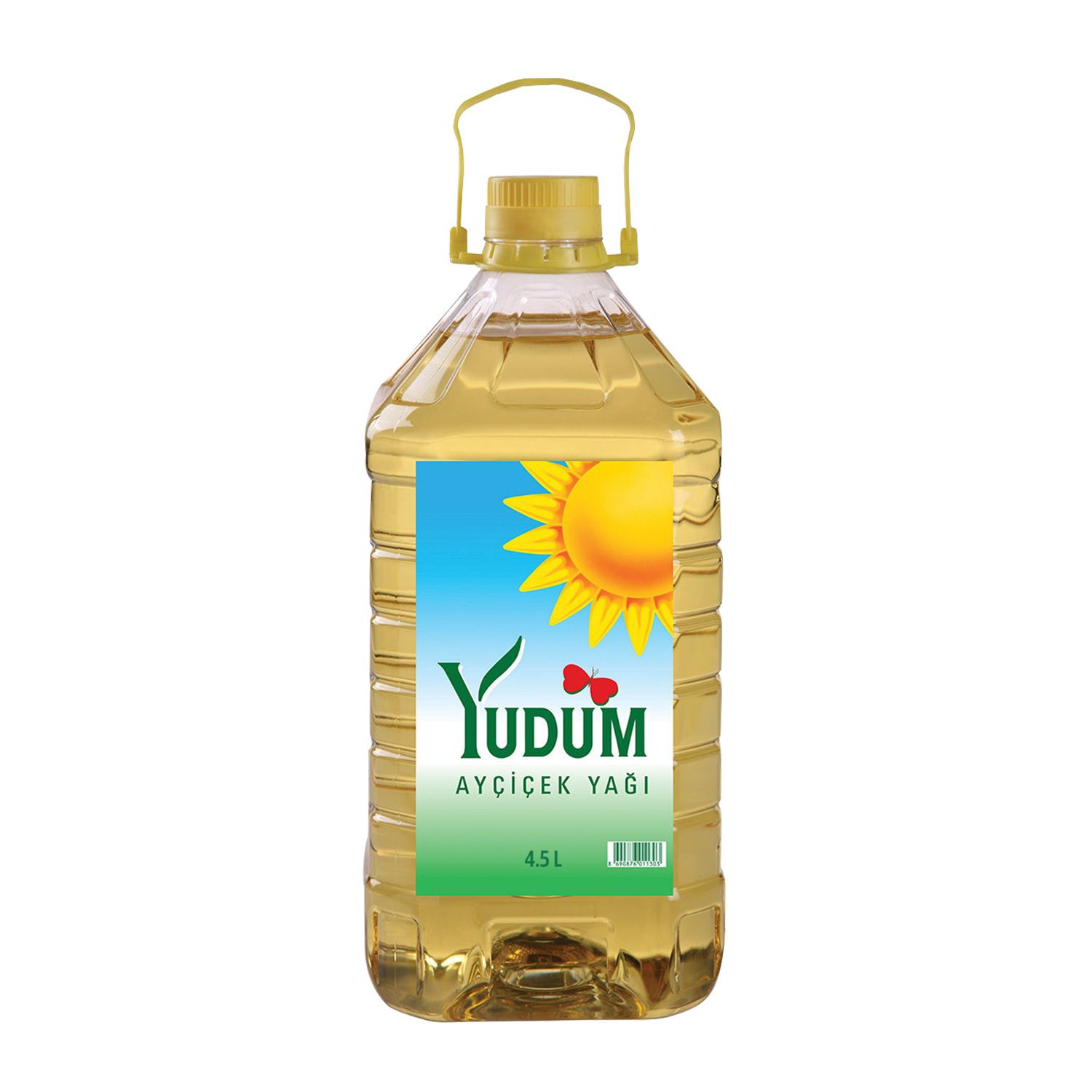 Yudum Ayçiçek Yağı 4,5 LT Dar Ağız