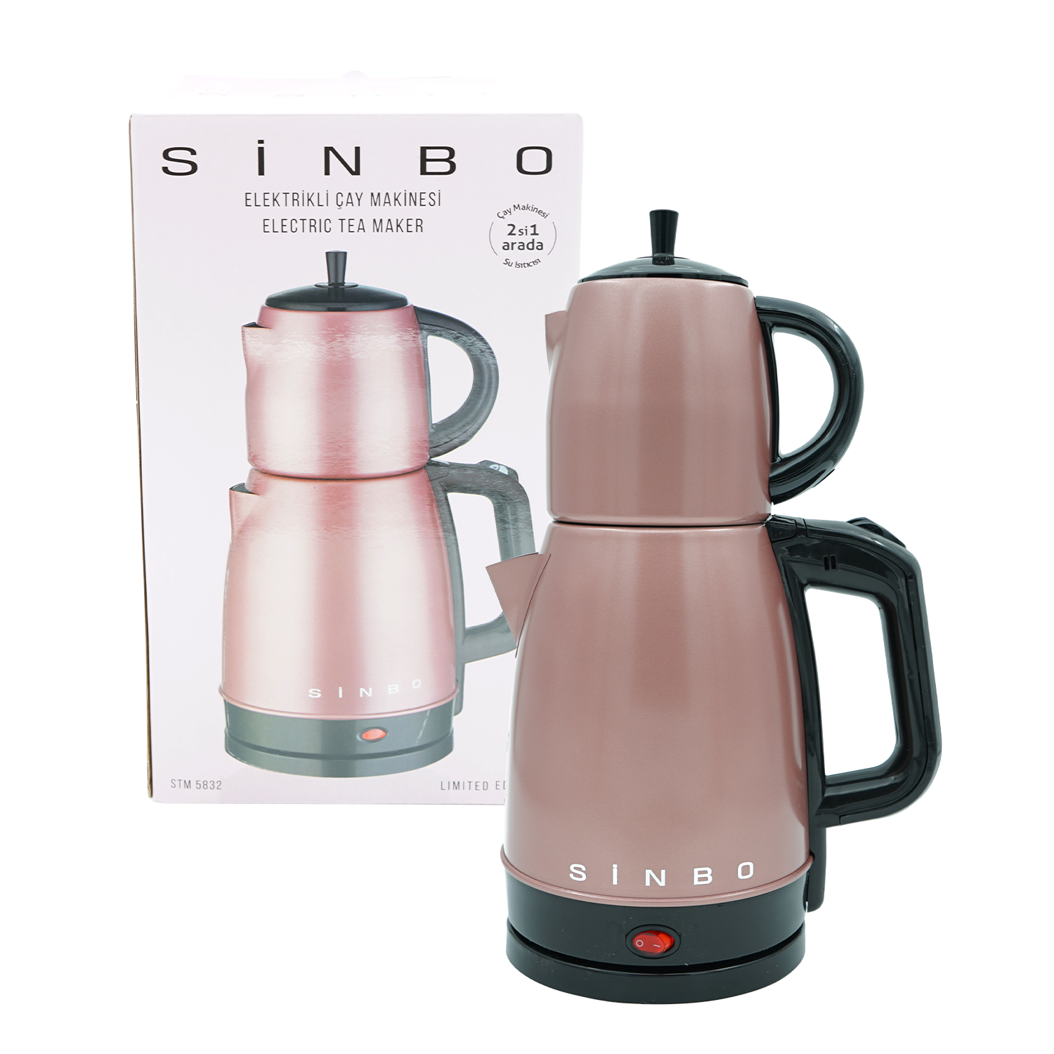 Sinbo Çay Seti Retro Somon STM-5832