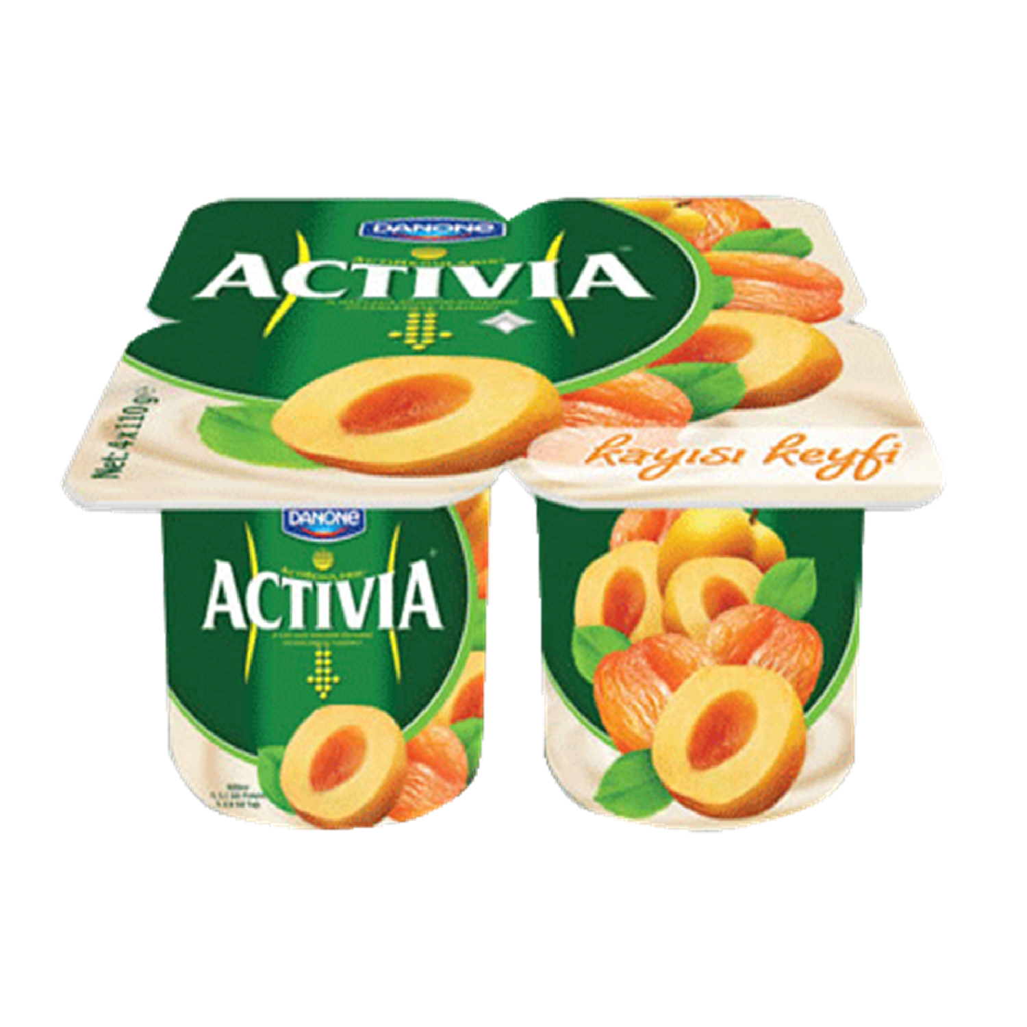 Danone Activia Kayısı 4Lü 440 Gr