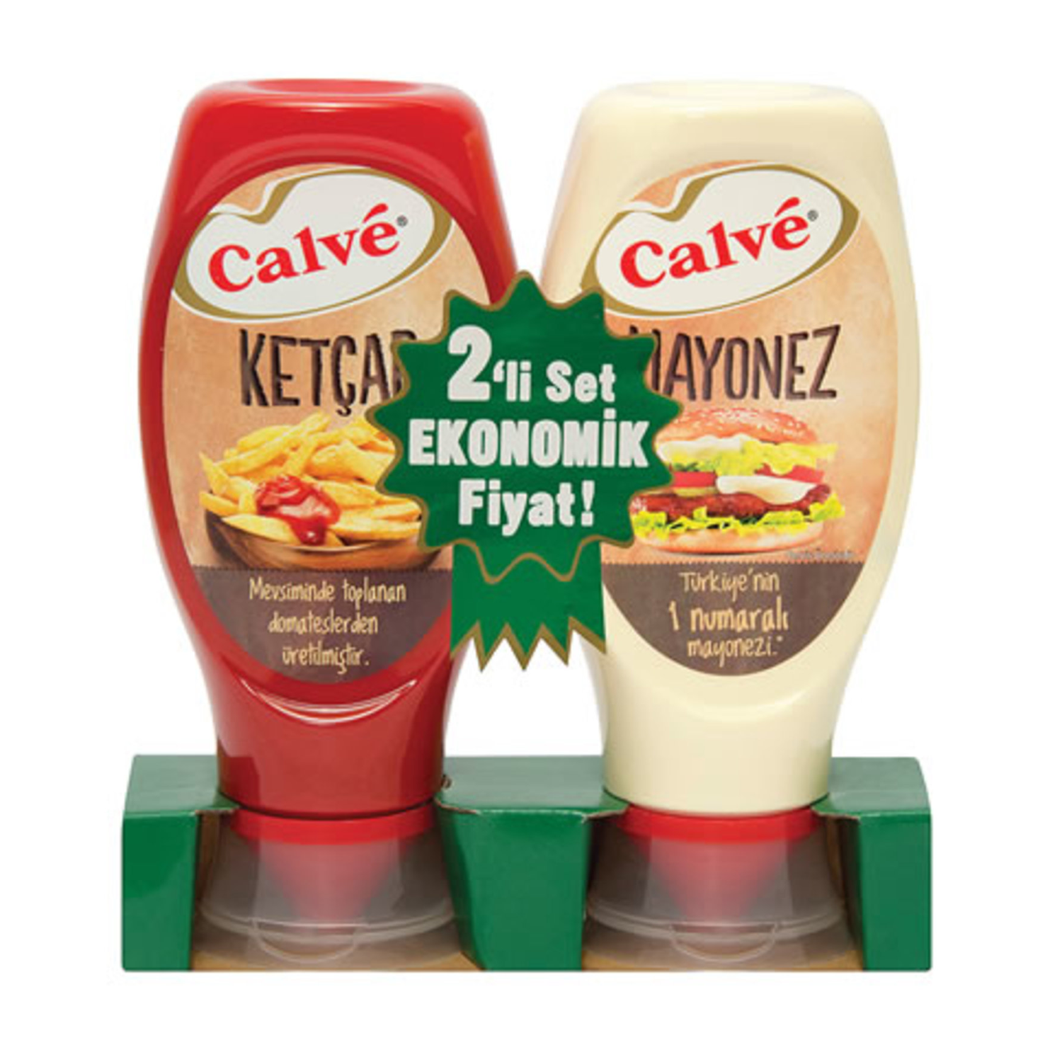 Calve Ketçap Acılı 400 GR + Mayonez 350 GR