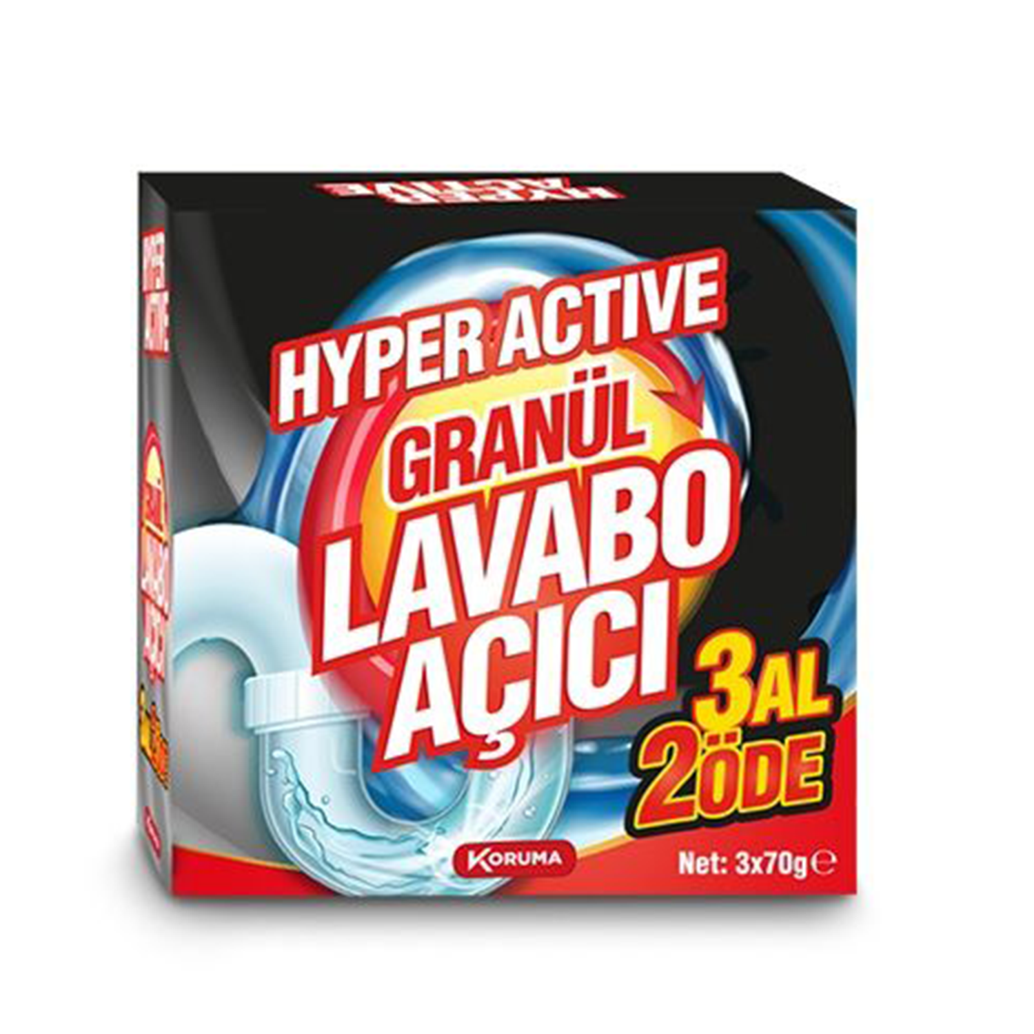 Hyper Lavabo Açıcı Granül 3 AL 2 Öde 70 Gr