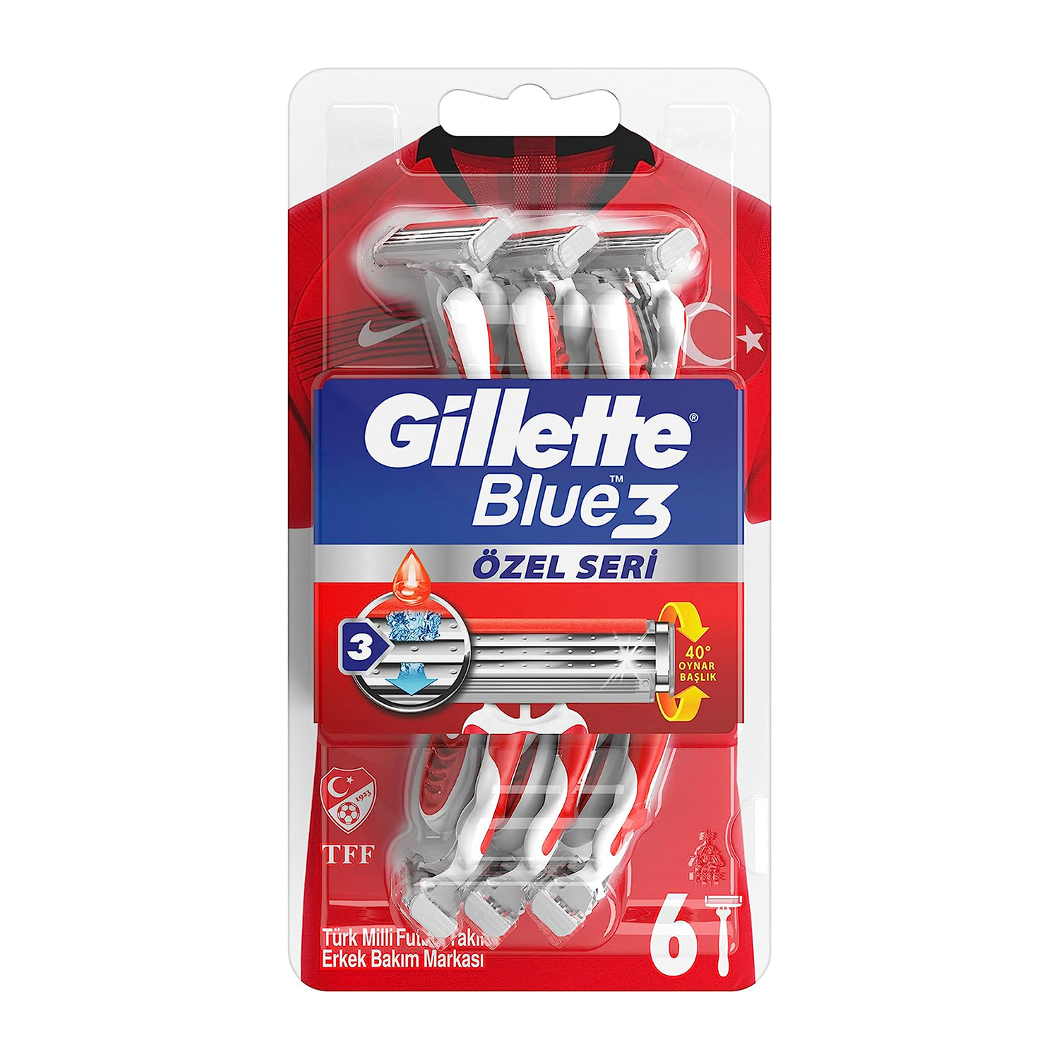 Gillette Blue 3 Pride 6 LI