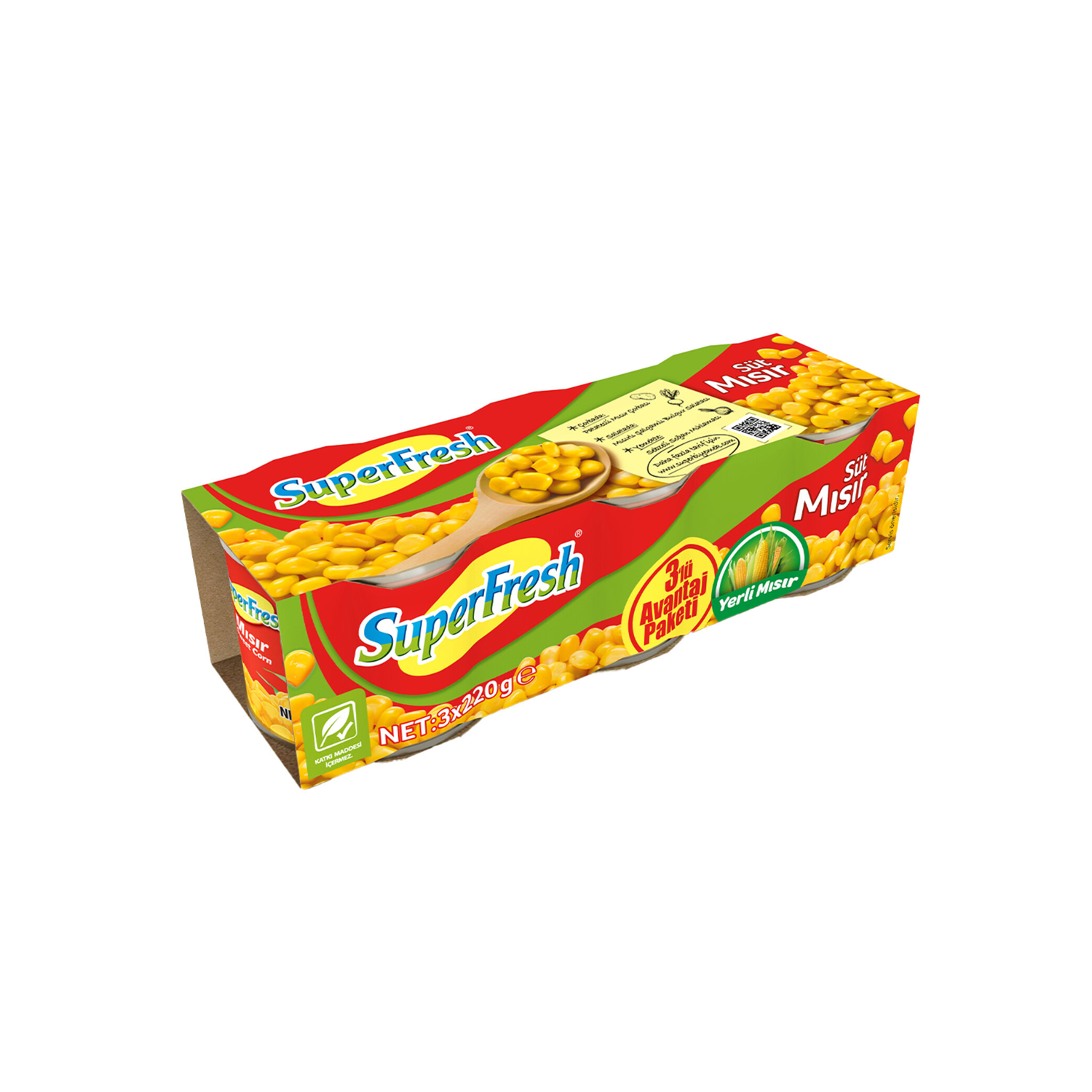 Süperfresh Mısır 3x200 GR