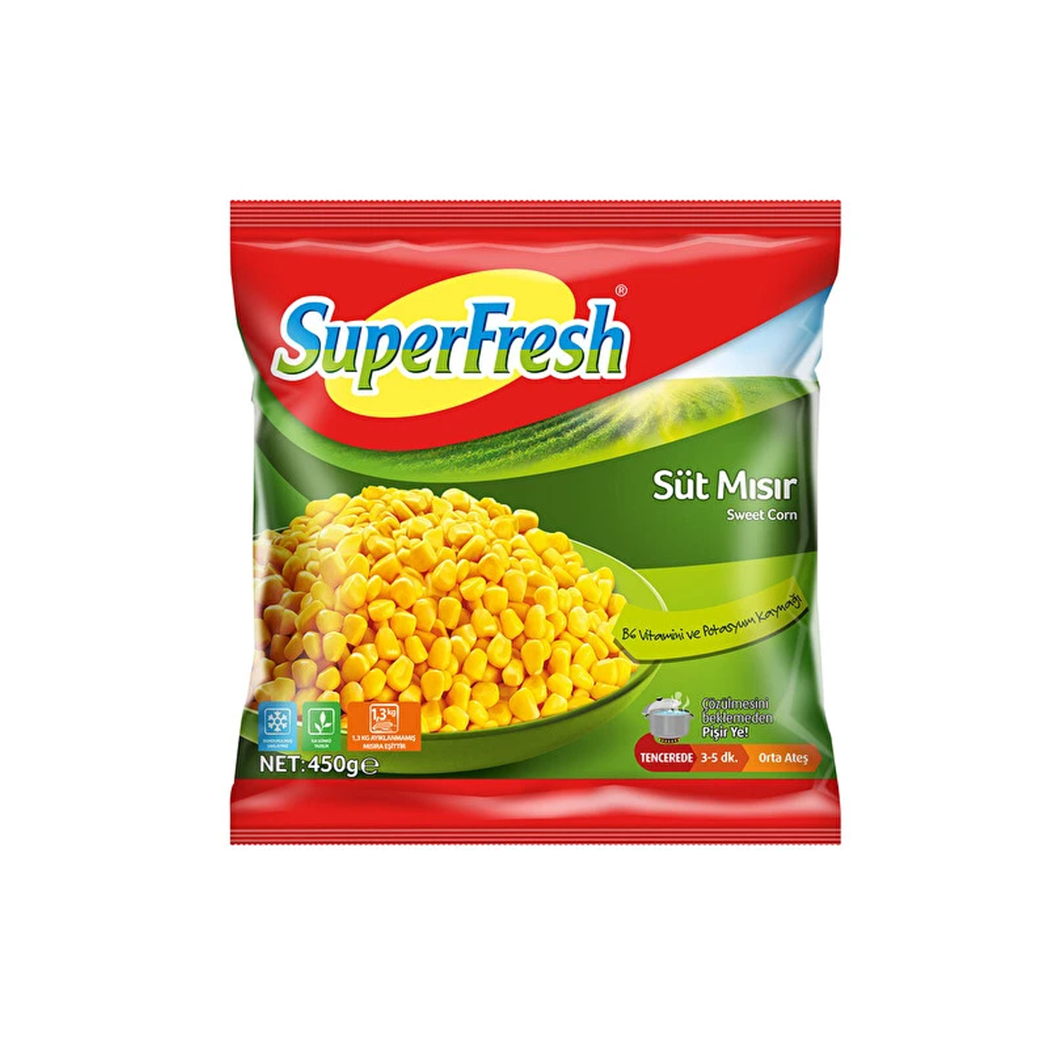 Süperfresh Mısır 450 GR