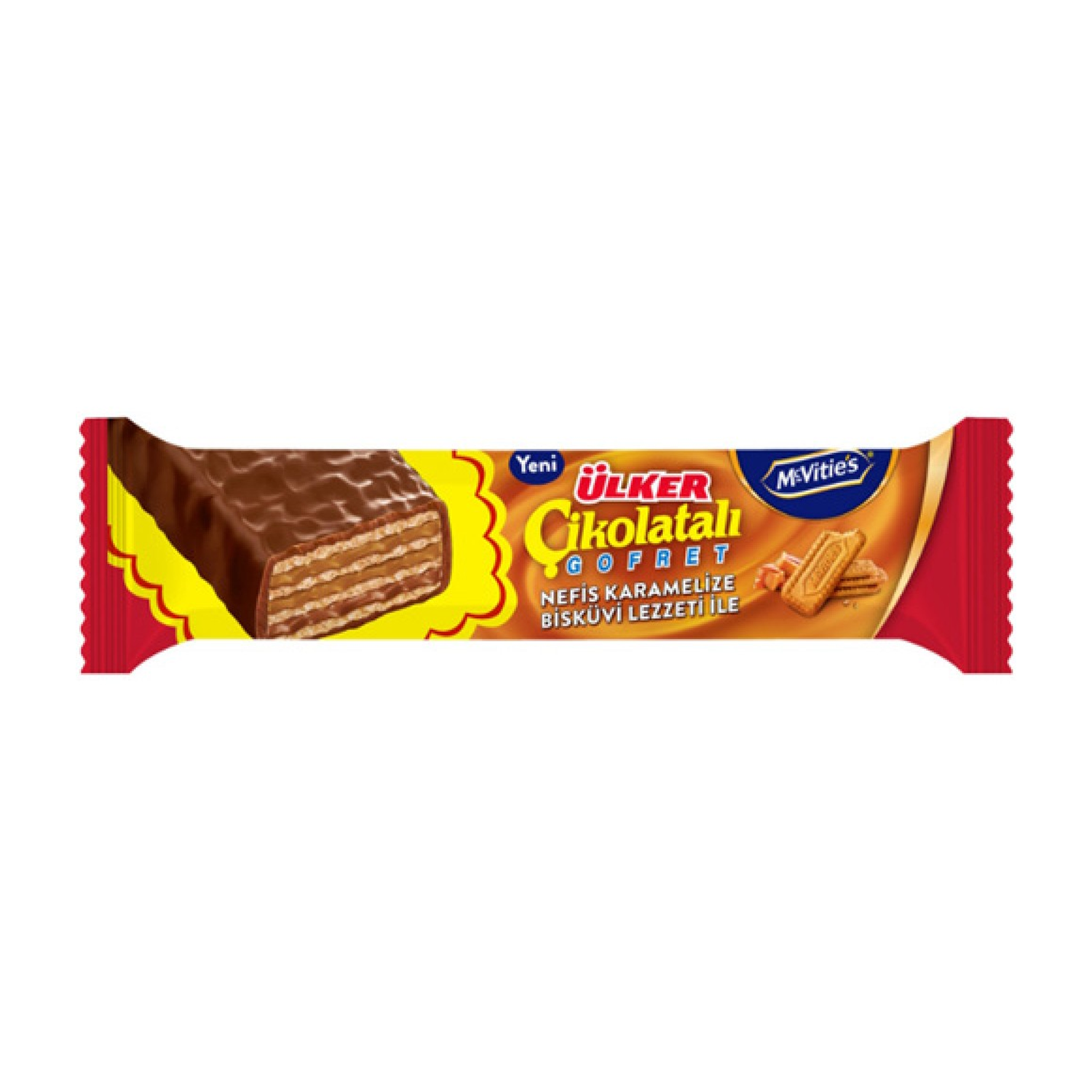 Ülker Çikolatalı Gofret Karamel 30 GR