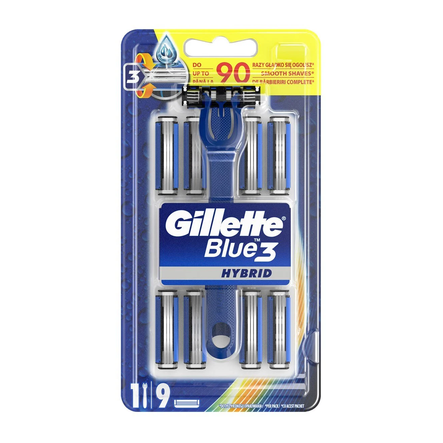 Gillette Blue3 Hybrid R+8