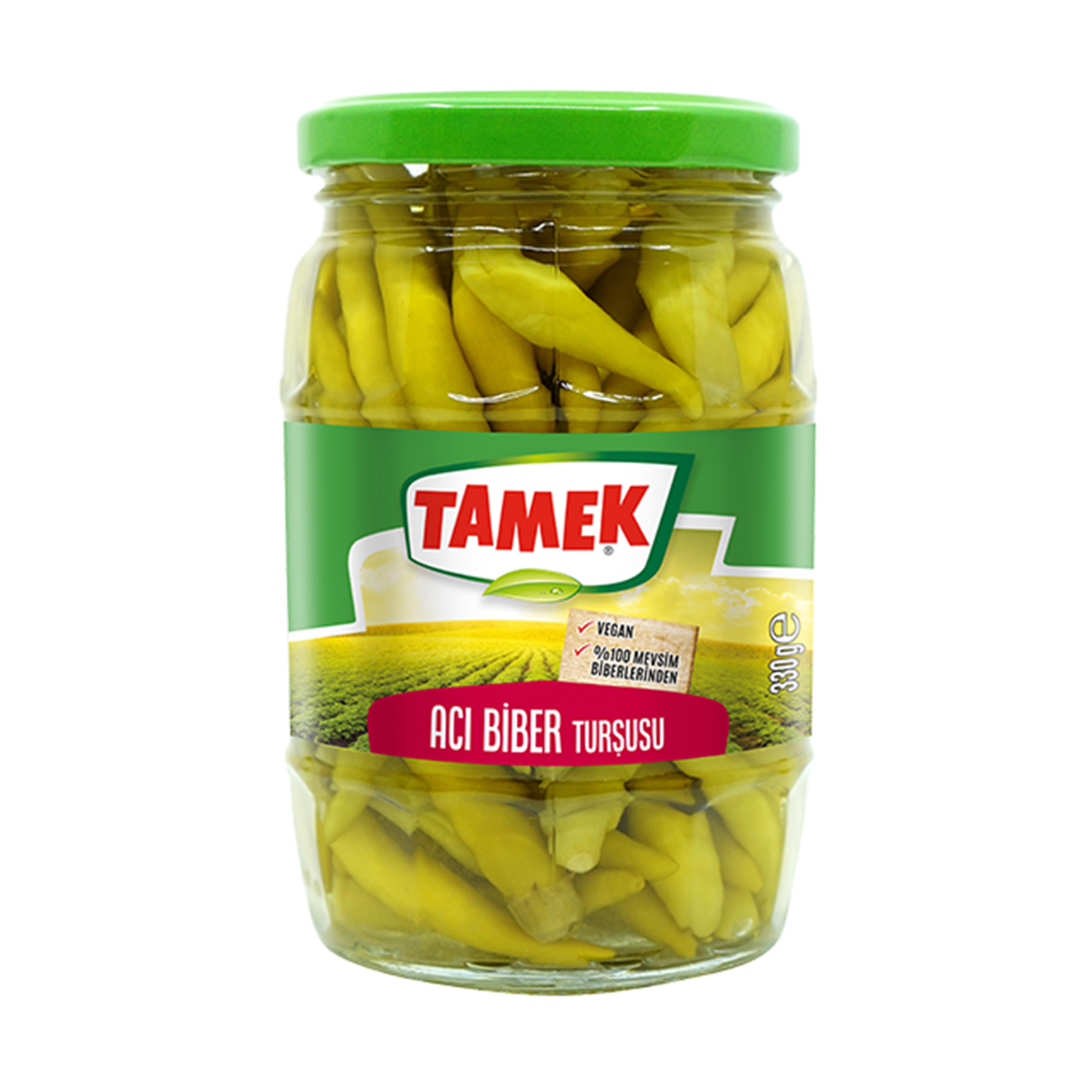 Tamek Yakan Biber Turşusu 370 GR Cam