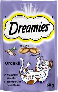 DREAMIES ÖRDEKLİ KEDİ MAMASI 60 GR