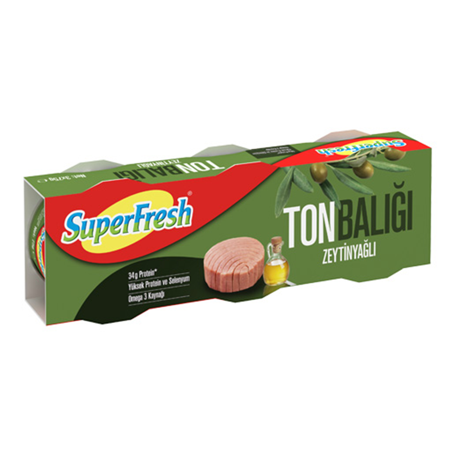 Süperfresh Ton Zeytin Yağlı 3x75 GR