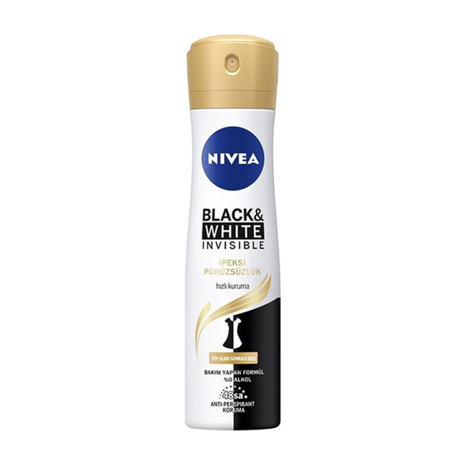 Nivea Deodorant B&W Smth Women 150 ML