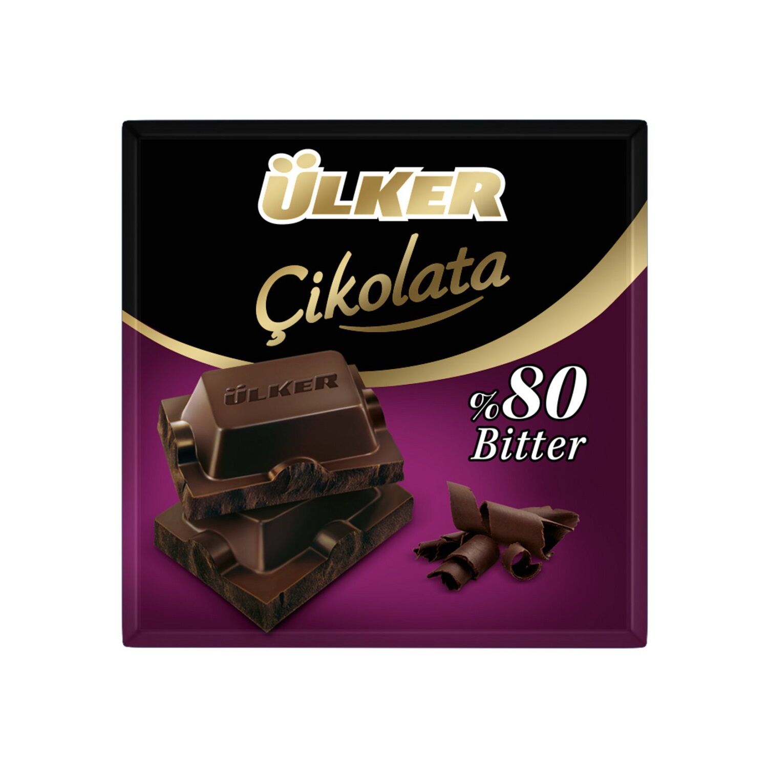 Ülker Kare %80 Bitter 60 GR