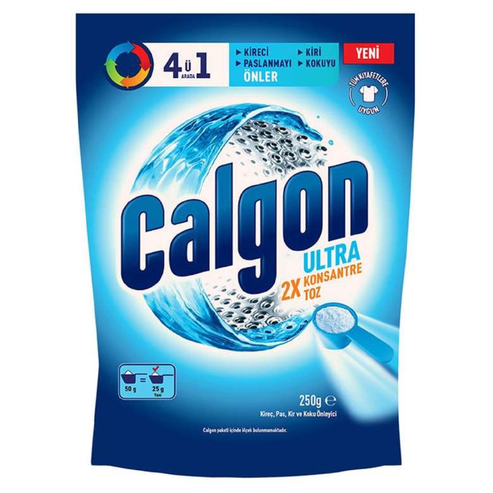 Calgon Toz Kireç Önleyici 250 GR