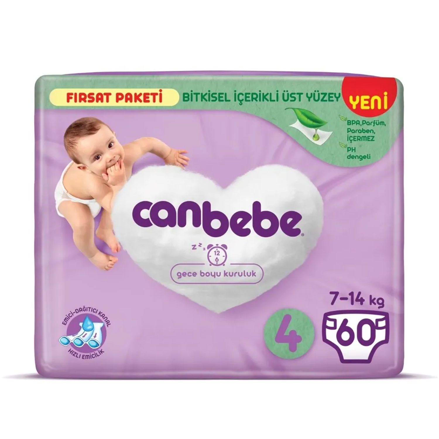 Canbebe Fırsat Paketi Maxi 60 Lı